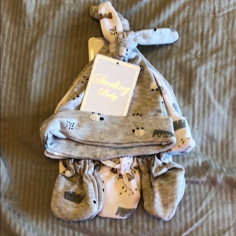 6 Piece Hat and Mitten Set